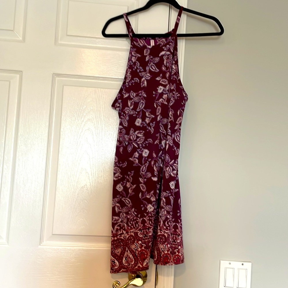 Purple Floral Sundress